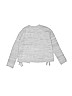 Cat & Jack Solid Gray Cardigan Size 6 - 6X - photo 2