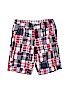 Gymboree 100% Cotton Plaid Red Shorts Size 8 - photo 1