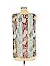 Liz Claiborne 100% Polyester Blue Sleeveless Blouse Size L (petite) - photo 2