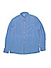 Assorted Brands 100% Silk Solid Blue Long Sleeve Button-Down Shirt Size S (youth) - photo 1