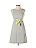 Ann Taylor LOFT 100% Polyester Gray Casual Dress Size 00 (petite) - photo 1