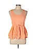 Clu Orange Sleeveless Blouse Size L - photo 1