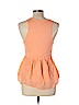 Clu Orange Sleeveless Blouse Size L - photo 2