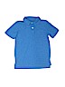 Cat & Jack Solid Blue Short Sleeve Polo Size 6 - 7 - photo 1