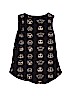 Mad Engine Solid Black Sleeveless T-Shirt Size 7 - 8 - photo 2