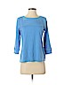 Talbots Blue 3/4 Sleeve Top Size S (petite) - photo 1