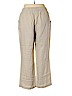 Ellen Tracy 100% Linen Ivory Linen Pants Size XL - photo 2