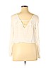 American Rag Cie White Long Sleeve Blouse Size XL - photo 2