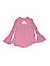 Beautees 100% Rayon Pink Long Sleeve Blouse Size M (youth) - photo 1