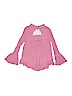 Beautees 100% Rayon Pink Long Sleeve Blouse Size M (youth) - photo 2