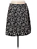 Badgley Mischka Gray Wool Skirt Size 12 - photo 2