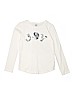Crazy 8 100% Cotton Ivory Long Sleeve Blouse Size L (youth) - photo 1