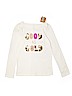 Crazy 8 100% Cotton Ivory Long Sleeve Blouse Size L (youth) - photo 1