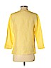 Talbots 100% Linen Yellow 3/4 Sleeve Blouse Size S (petite) - photo 2