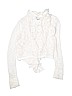 Lucky Brand 100% Acrylic Ivory Cardigan Size 6X - photo 2