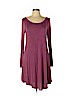 Assorted Brands Burgundy Casual Dress Size L - photo 1