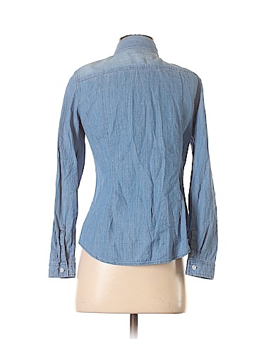 Ann Taylor LOFT Long Sleeve Button-Down Shirt (view 2)