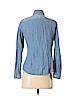 Ann Taylor LOFT 100% Cotton Blue Long Sleeve Button-Down Shirt Size S (petite) - photo 2