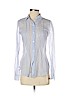 Theory Blue Long Sleeve Button-Down Shirt Size P (petite) - photo 1