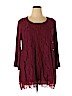 Suzanne Betro Burgundy Casual Dress Size 1X - photo 1