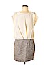Rebecca Taylor 100% Polyester Ivory Casual Dress Size 8 - photo 1