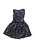 The Children's Place Metallic Blue Special Occasion Dress Size 6 - photo 2