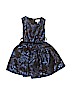The Children's Place Metallic Blue Special Occasion Dress Size 6 - photo 1