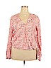 Gap Pink Long Sleeve Blouse Size XXL - photo 1