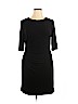 Eliza J Black Cocktail Dress Size 16 - photo 1