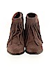 Steve Madden 100% Leather Brown Ankle Boots Size 6 - photo 2