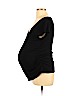 Liz Lange Maternity 100% Cotton Black 3/4 Sleeve T-Shirt Size L - photo 1