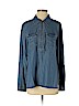 Ellen Tracy Blue Long Sleeve Blouse Size S - photo 1