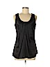 Tory Burch 100% Silk Black Sleeveless Silk Top Size 8 - photo 1