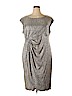 DressBarn 100% Polyester Gray Cocktail Dress Size 22 - photo 1