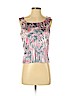 St. John Pink Sleeveless Silk Top Size P (petite) - photo 1