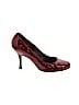 Delman Shoes Burgundy Heels Size 6 1/2 - photo 1