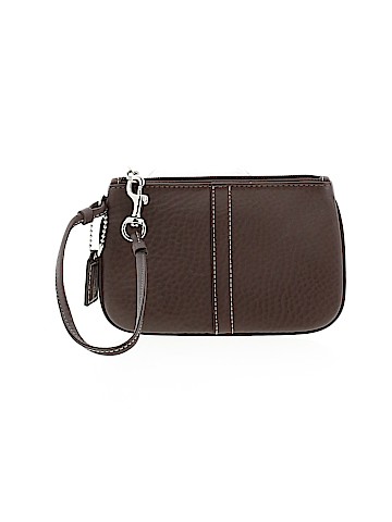 Coach Factory Leather Wristlet (view 1)