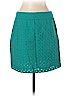 Ann Taylor Factory 100% Cotton Teal Casual Skirt Size 12 (petite) - photo 2