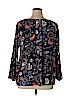 Old Navy 100% Rayon Black 3/4 Sleeve Blouse Size 2X - photo 2