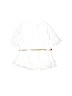Little Lass 100% Polyester Lace Ivory 3/4 Sleeve Blouse Size 4 - photo 2
