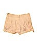 Cynthia Steffe 100% Leather Tan Leather Shorts Size 8 - photo 1