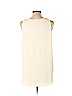 Ann Taylor LOFT 100% Polyester Ivory Sleeveless Blouse Size L (petite) - photo 2