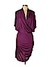 Catherine Malandrino Purple Casual Dress Size L - photo 1