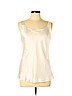 Lafayette 148 New York 100% Silk Ivory Sleeveless Silk Top Size 10 - photo 1
