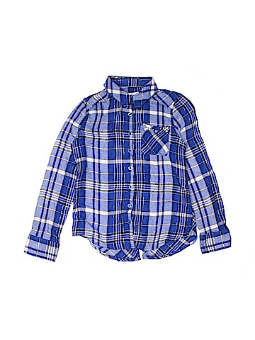 Justice Long Sleeve Button-Down Shirt (view 1)