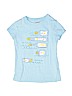 Cat & Jack Blue Short Sleeve T-Shirt Size 7 - 8 - photo 1