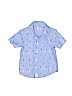 B.U.M. Equipment 100% Cotton Print Blue Short Sleeve Button-Down Shirt Size 3T - photo 1