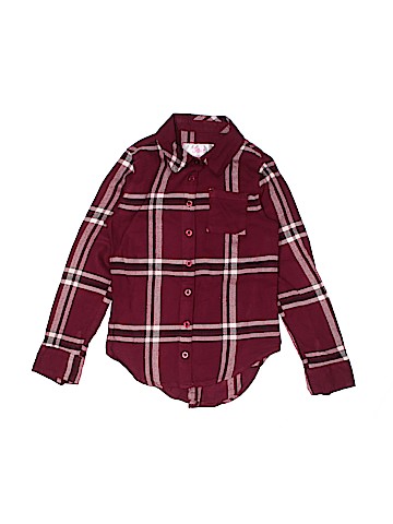 Justice Long Sleeve Button-Down Shirt (view 1)