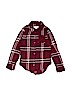 Justice Red Long Sleeve Button-Down Shirt Size 8 - photo 1