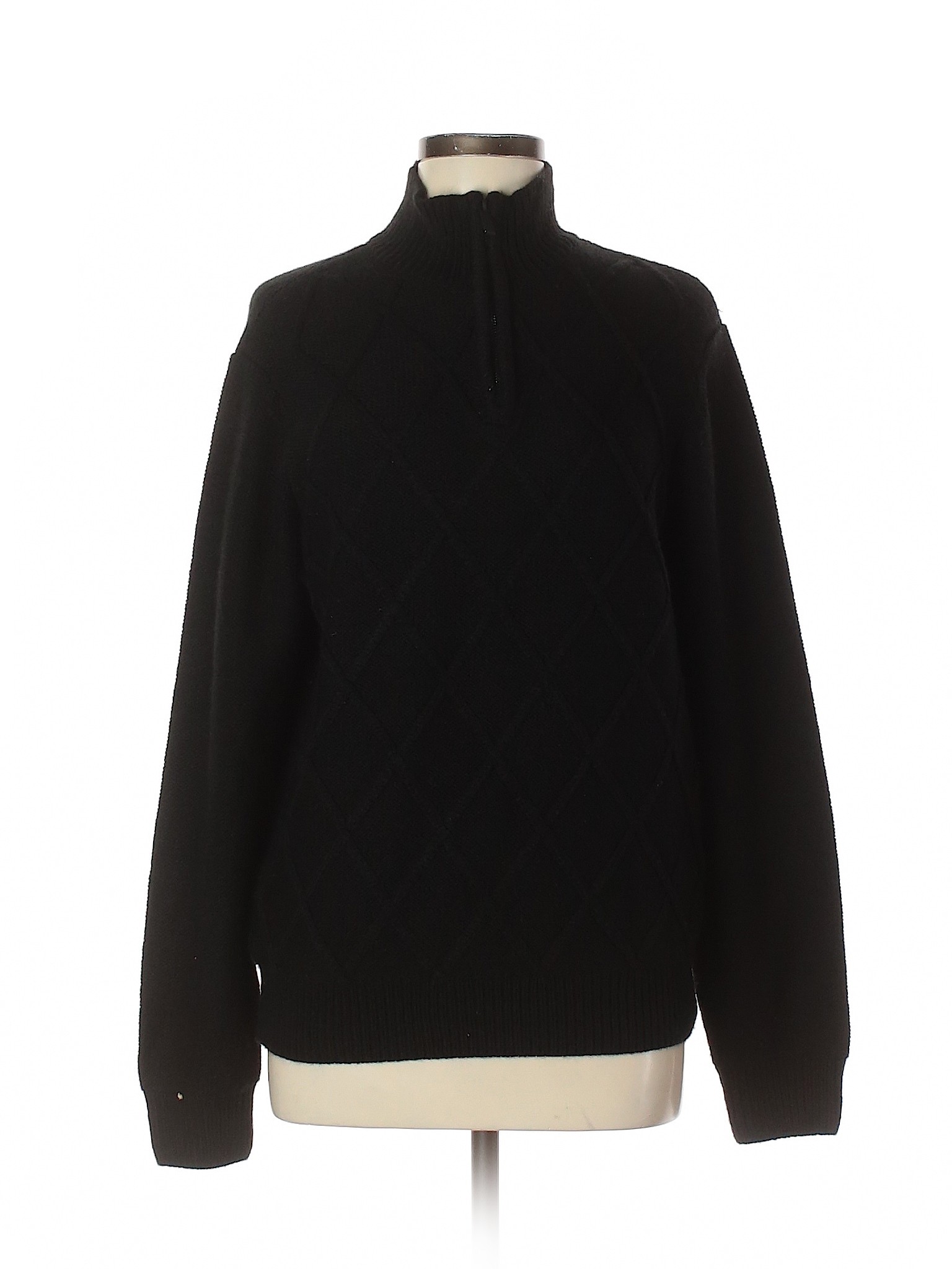Perry Ellis Women Black Pullover Sweater M | eBay